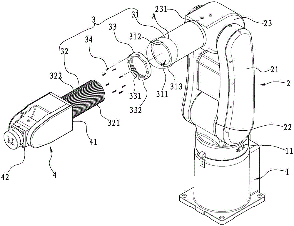 Robot Arm with Adjustable Structure