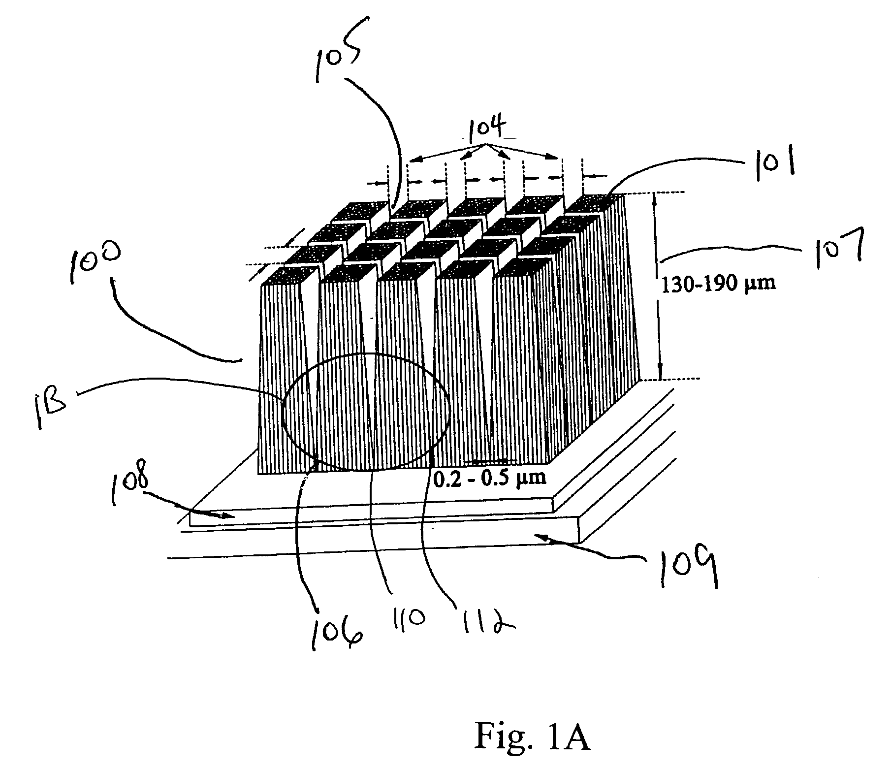 Pixellated micro-columnar film scintillator