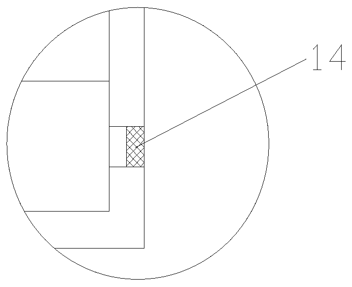 Buffer piston cylinder for servo turret and servo turret