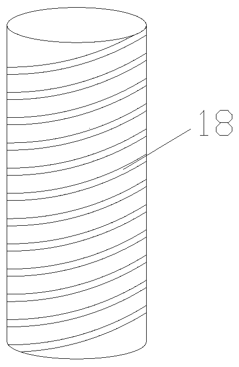 Buffer piston cylinder for servo turret and servo turret