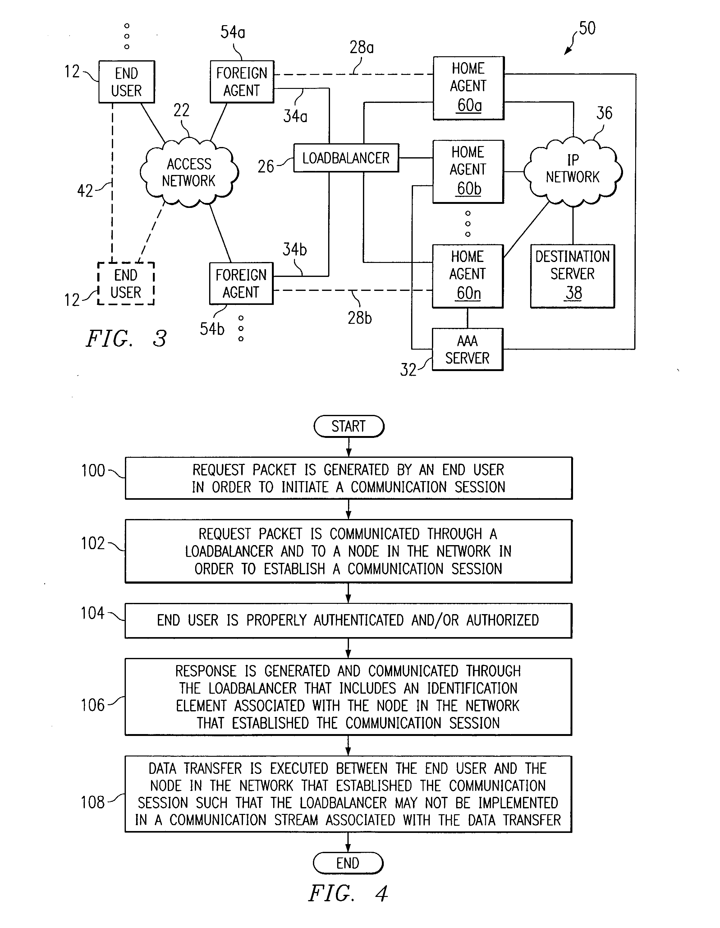 System and method for communicating in a loadbalancing environment