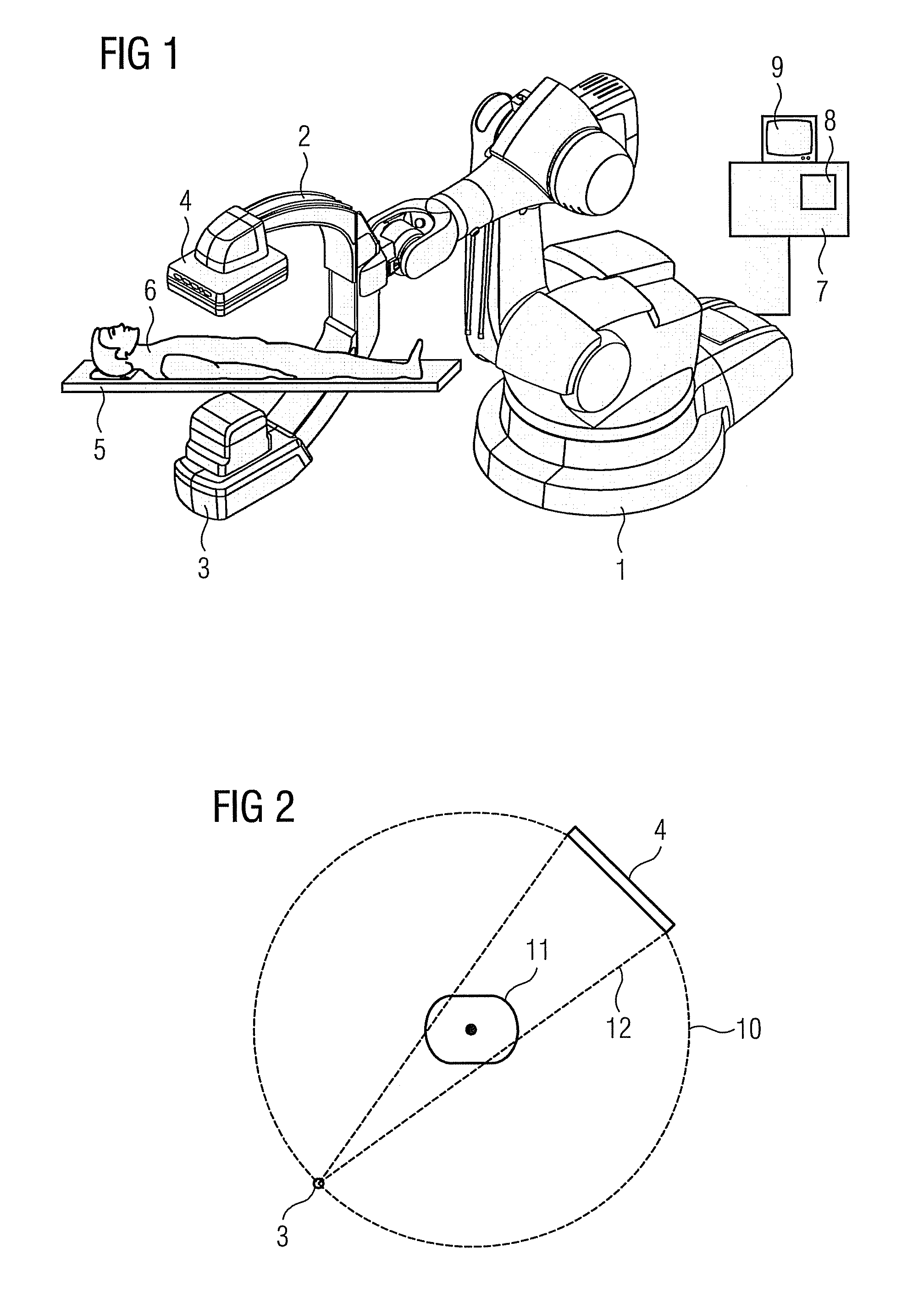 Method for representing interventional instruments in a 3D data set of an anatomy to be examined as well as a reproduction system for performing the method