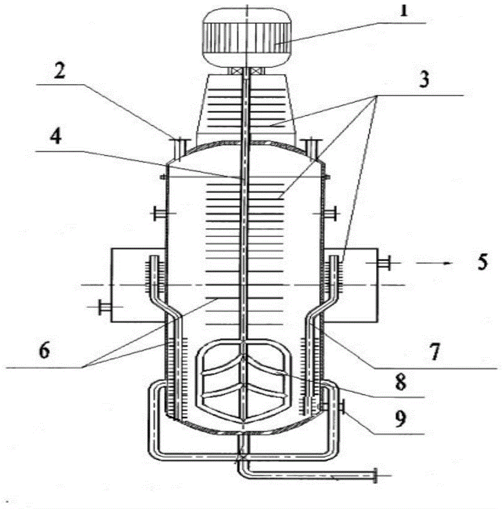 Strong oxidation reaction stirring reaction kettle