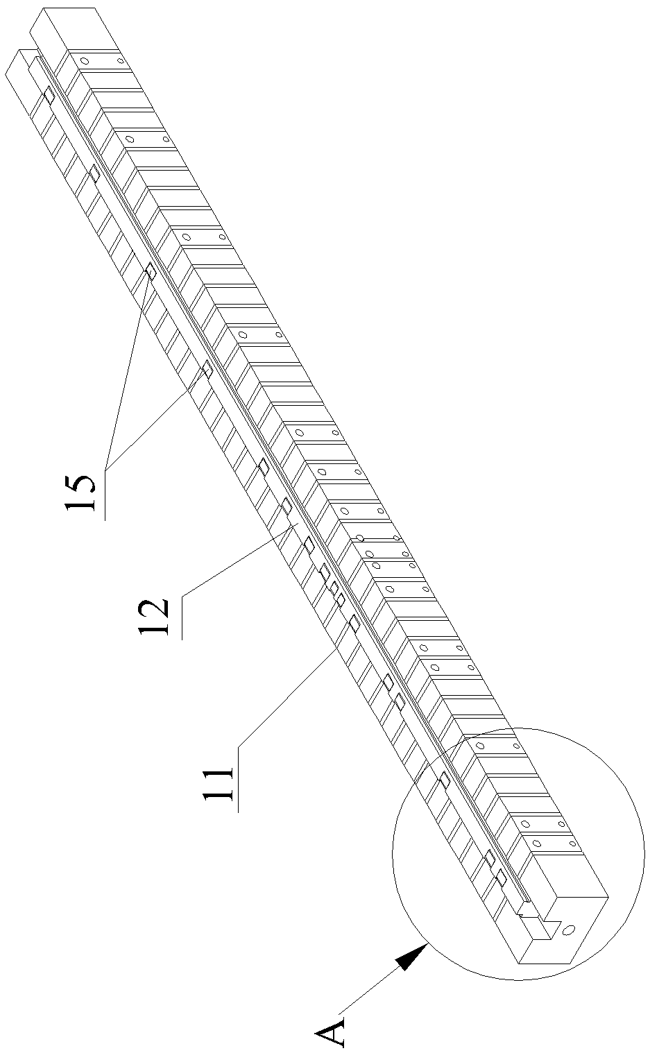 A grinding positioning tool and v-groove grinding method for bending lower die