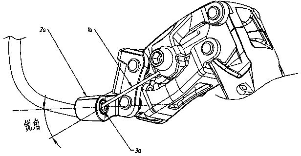 Back derailleur of bicycle