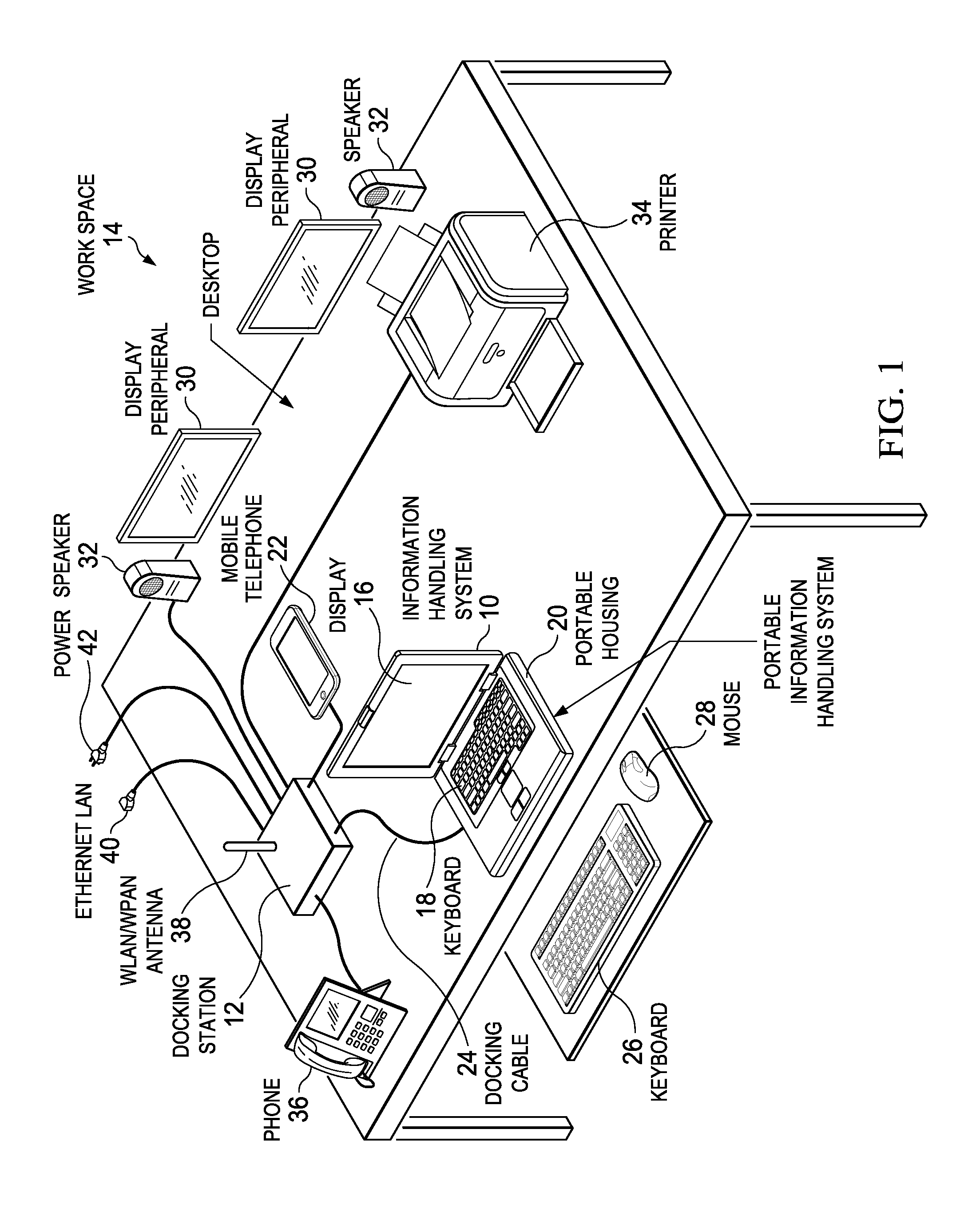 Information Handling System Docking with Coordinated Power and Data Communication