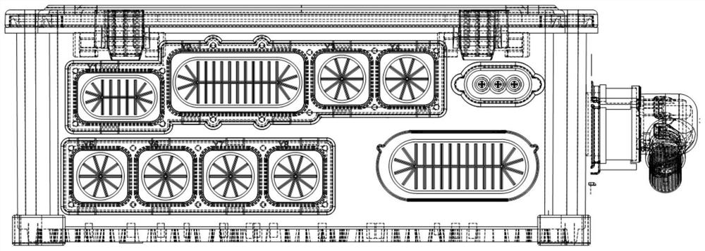 Power supply distribution box for new energy bus and charging method