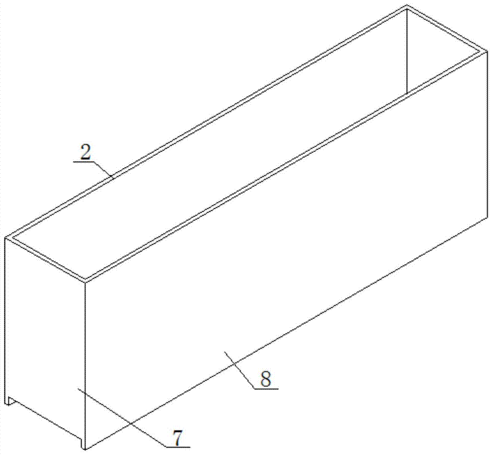 Sawtooth-shaped structure surface sample making mould with adjustable angle and size and using method