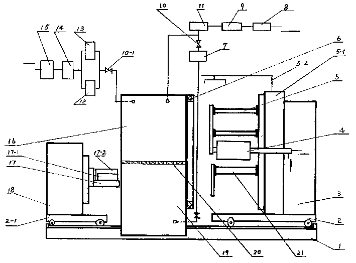 Zinc-aluminium vacuum evaporation coating machine