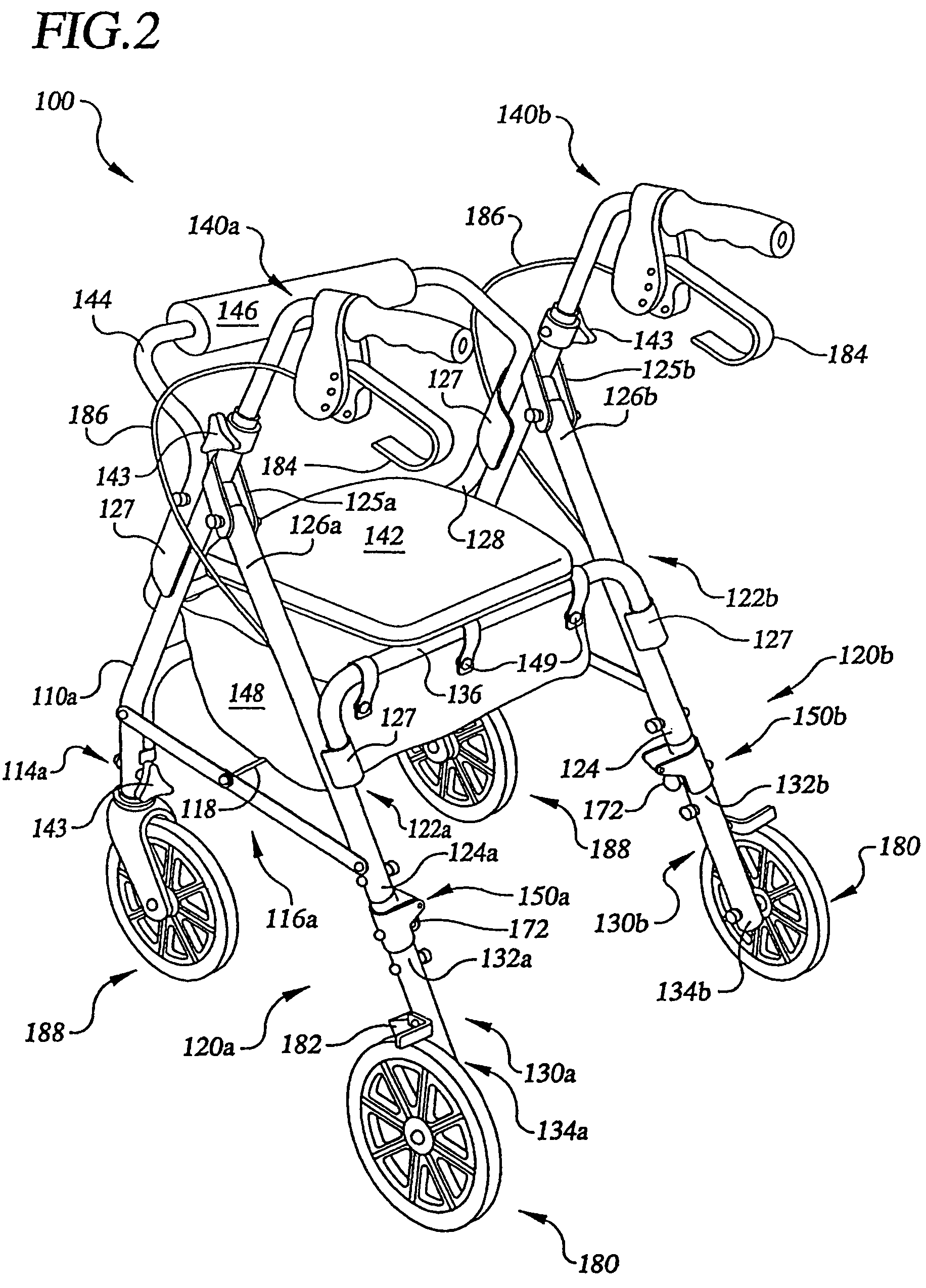 Foldable mobility support device