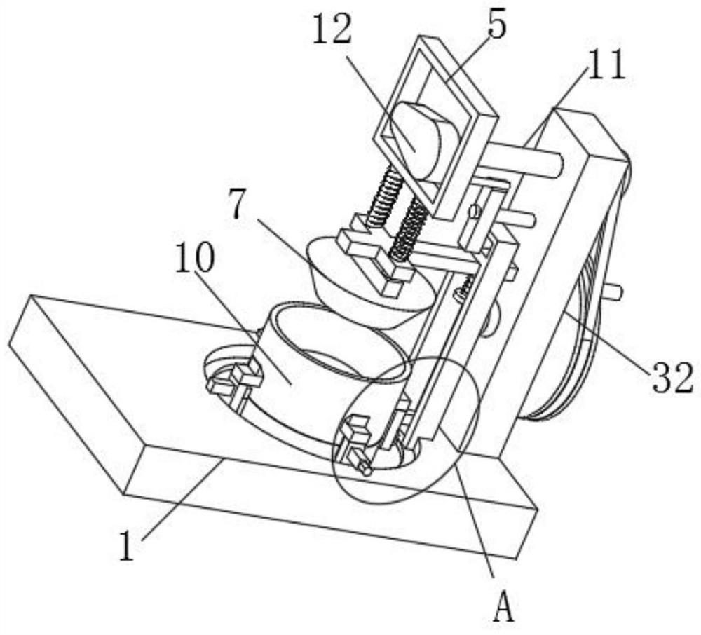 Pharmacy department tablet powder grinding device