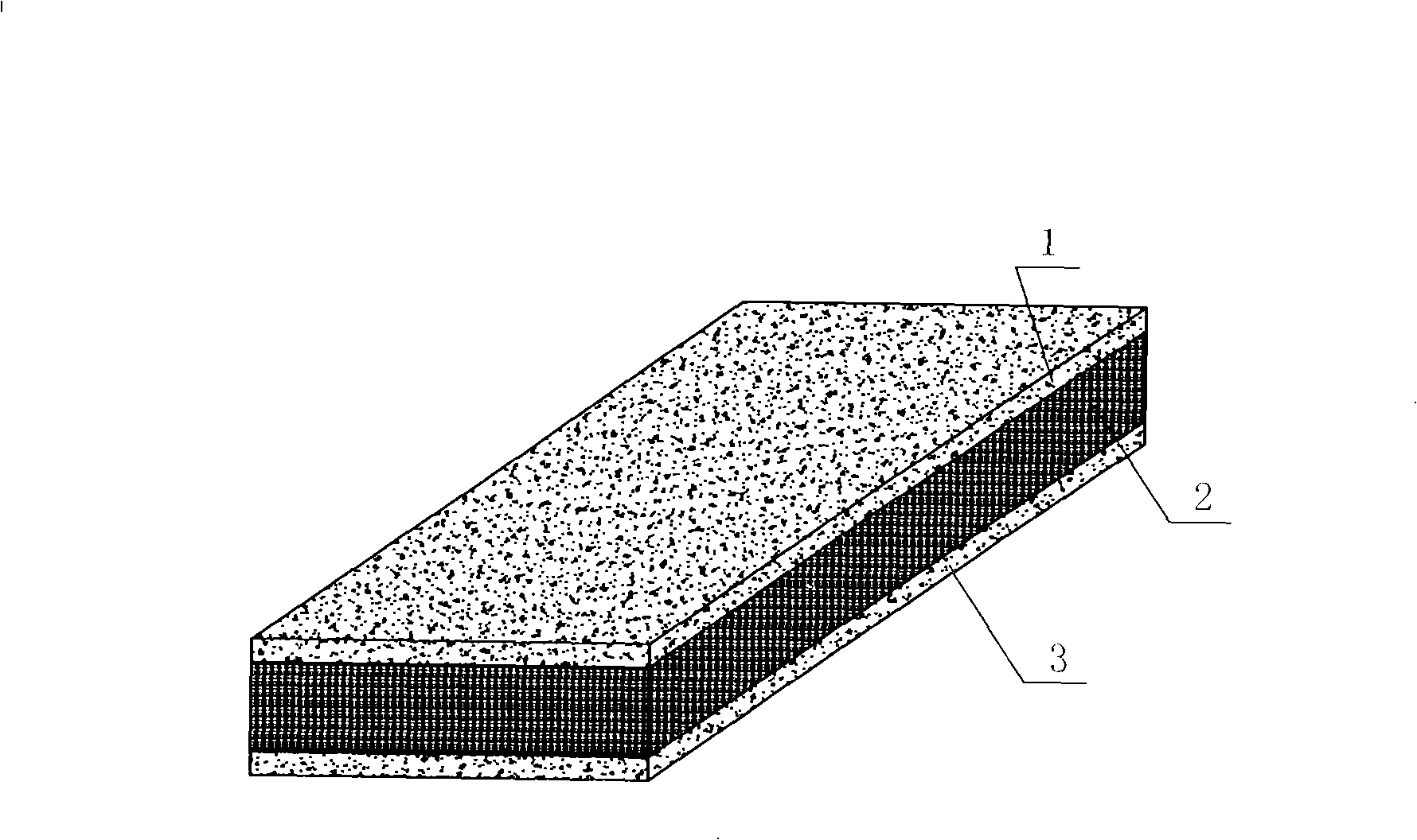 Burnishing surface wood oriented structure chipboard and manufacture method and use thereof