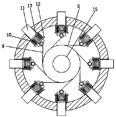 Shovel device for engineering machinery