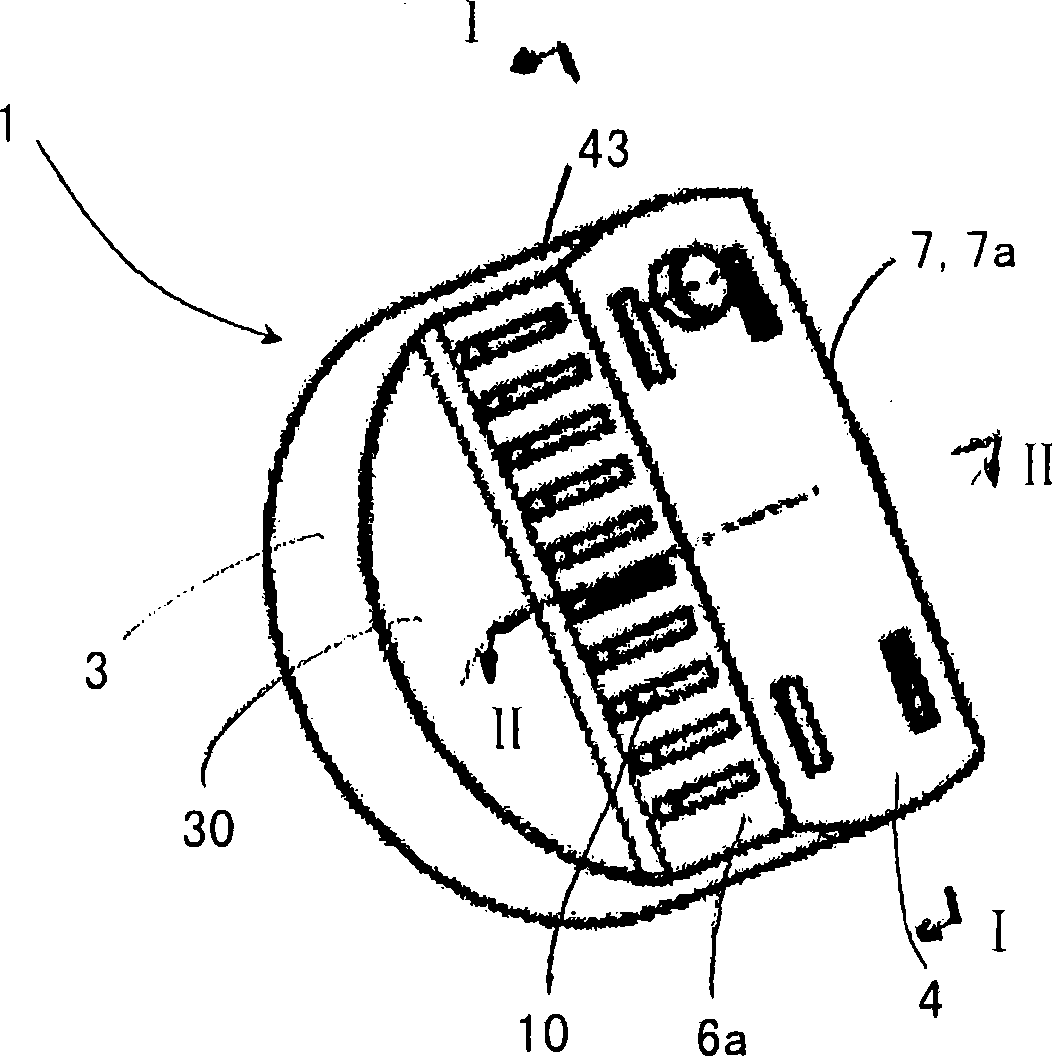 Control knob for cooling tool and cooking tool with the same