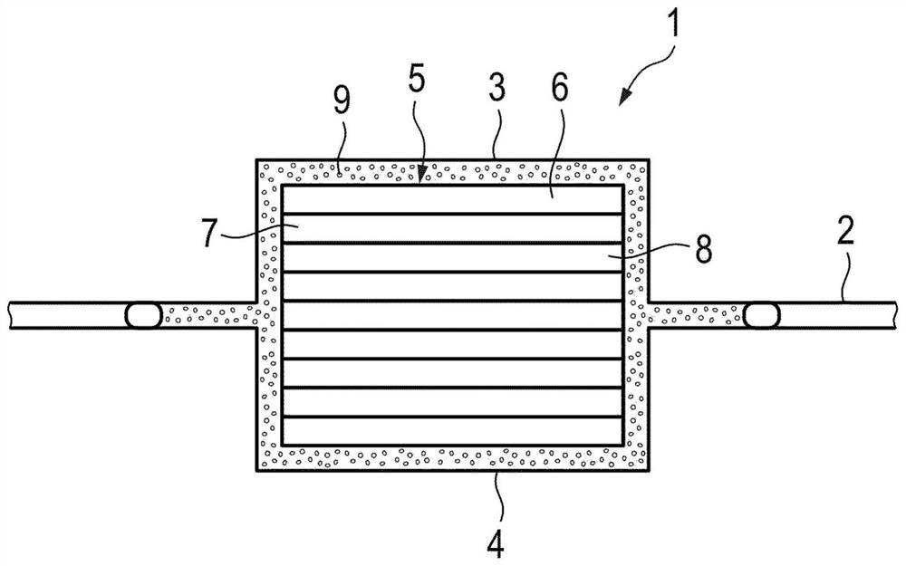 Method for producing metal composite foil for battery cell and motor vehicle having battery cell