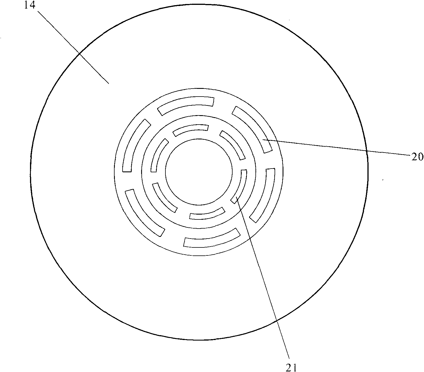 Integrated high-frequency electrodeless lamp