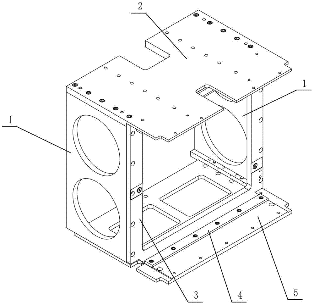 Online dismounting and fast positioning and locking mechanism of large-diameter lens