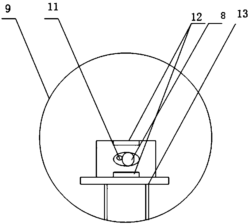 A temperature control device that directly heats the calibrated vacuum gauge in the vacuum chamber