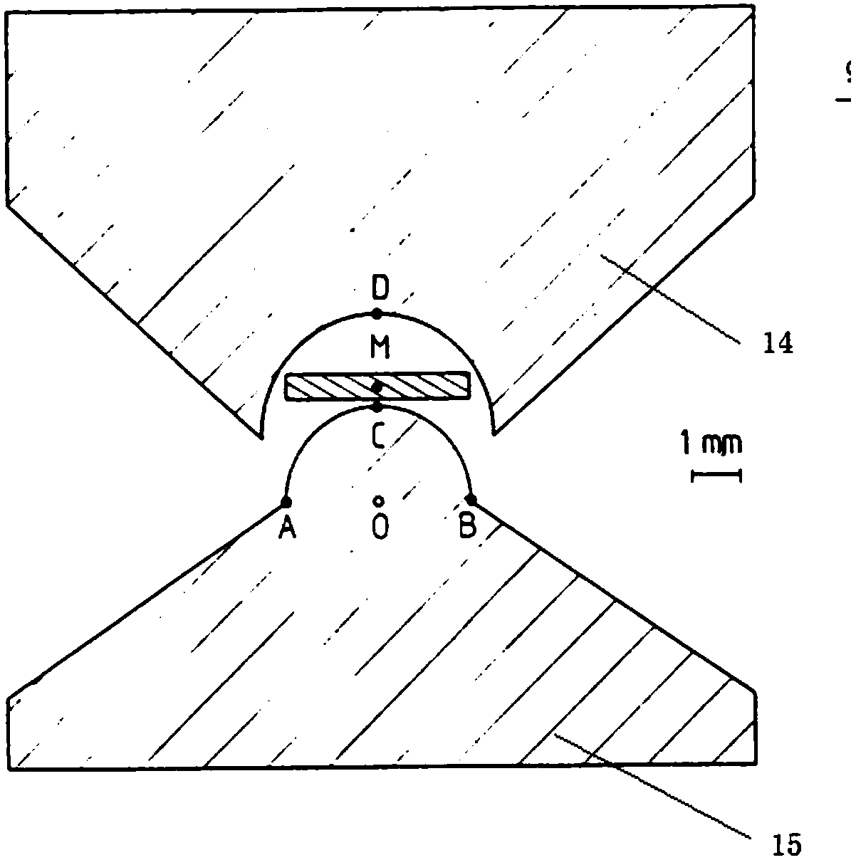 A temperature control device that directly heats the calibrated vacuum gauge in the vacuum chamber