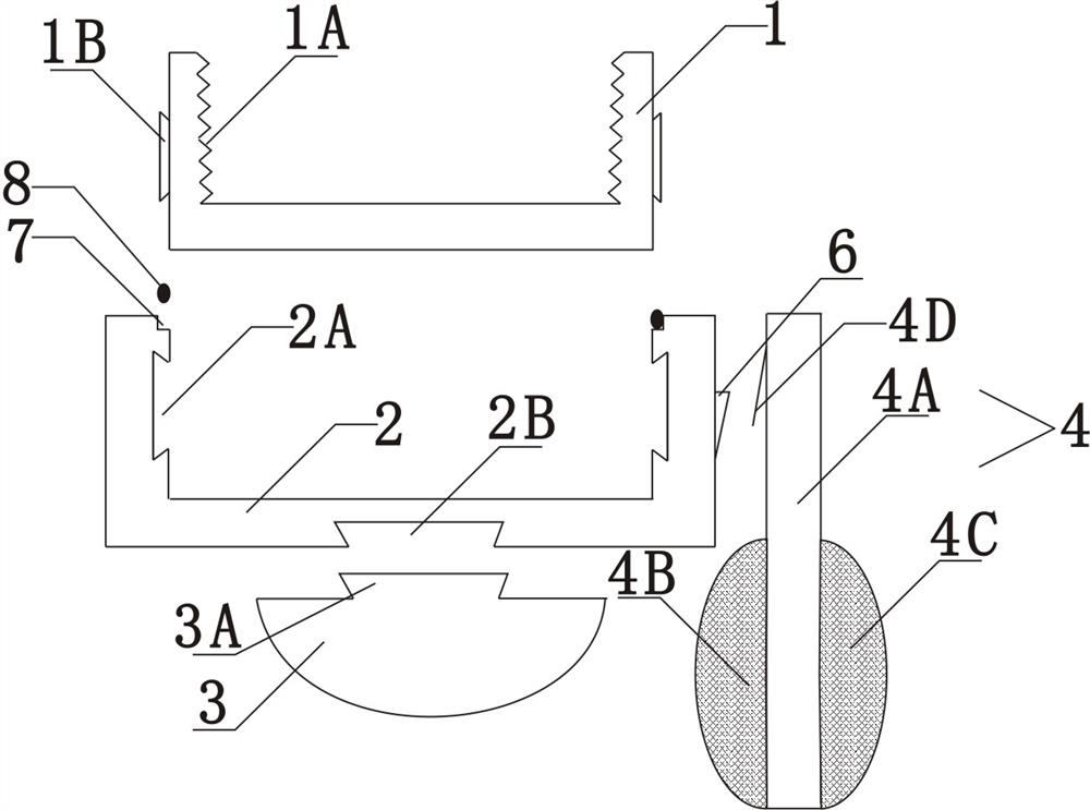 A door leaf bottom sealing member and its manufacturing process