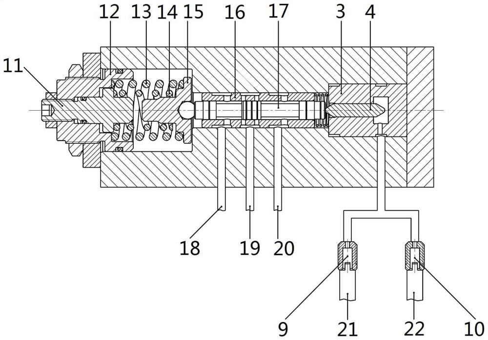 Hydraulic plunger variable duplex pump total power control method and system