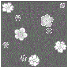 Decomposition of a scatter pattern and its preparation process for intelligent jacquard weaving