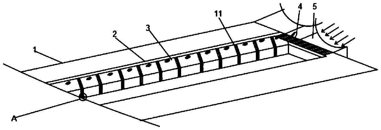 A staged farmland hard ecological drainage channel