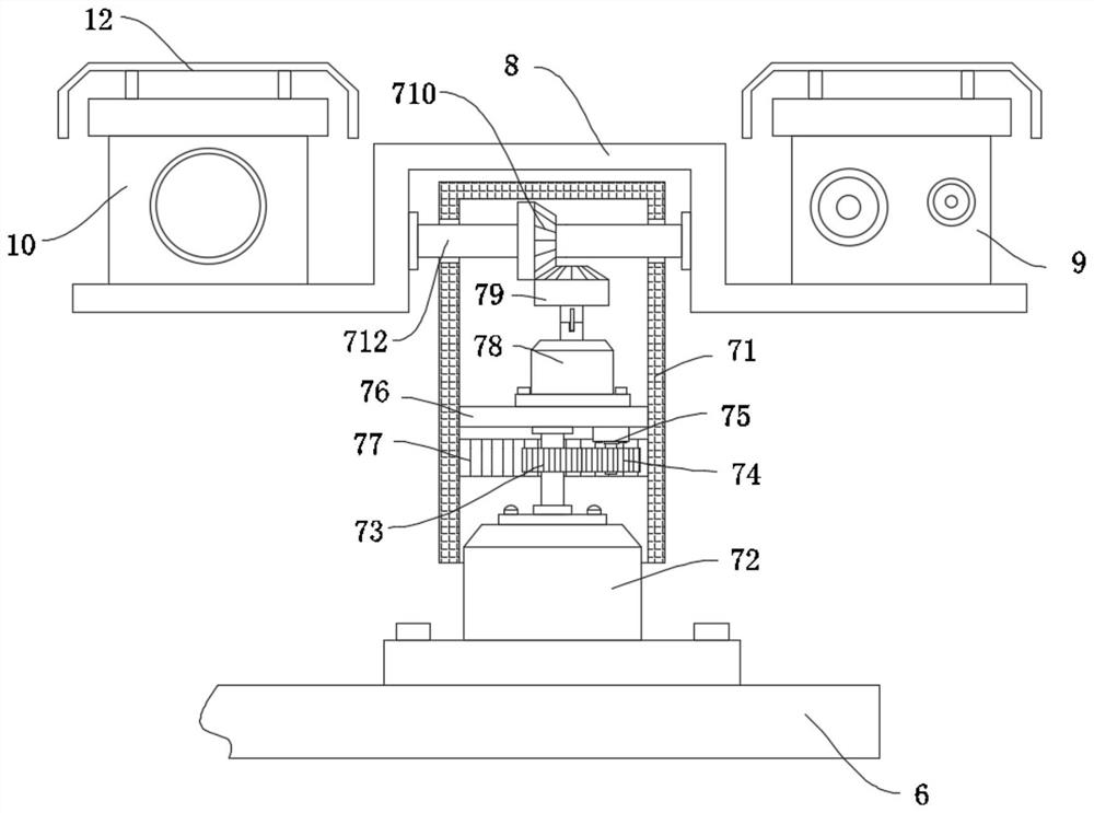 Double-laser bird repelling holder and double-laser bird repelling device