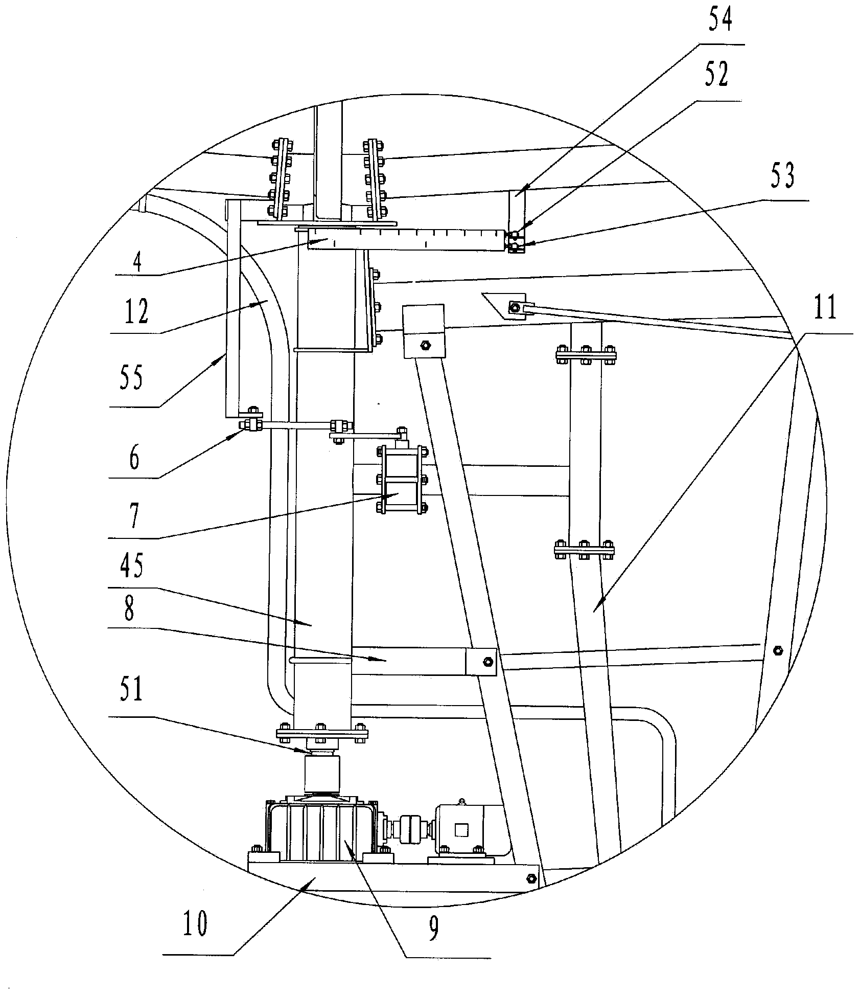 Electric translation multi-functional jet-irrigating machine with circular rotation cantilever