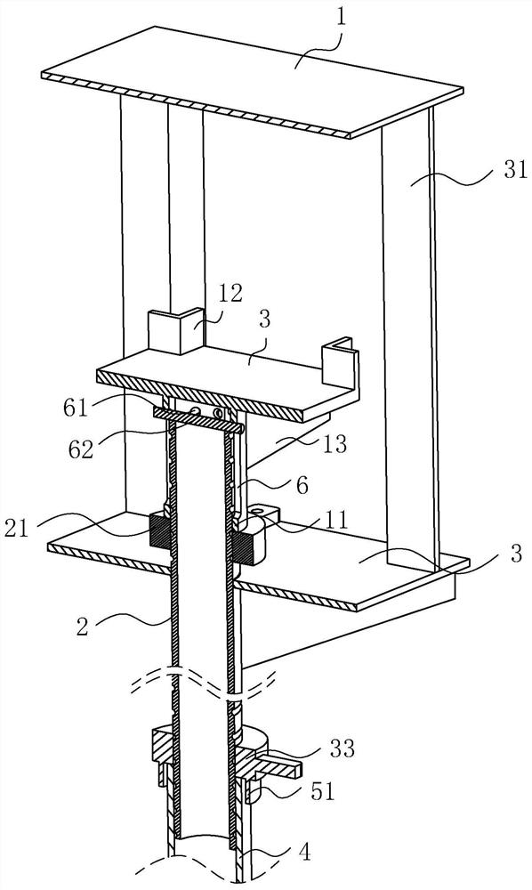 Early dismantling device suitable for various standard profiles