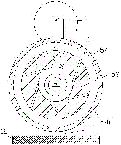 Airflow twisting device provided with filter net and driven by lifting motor to lift for textile