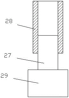 Airflow twisting device provided with filter net and driven by lifting motor to lift for textile