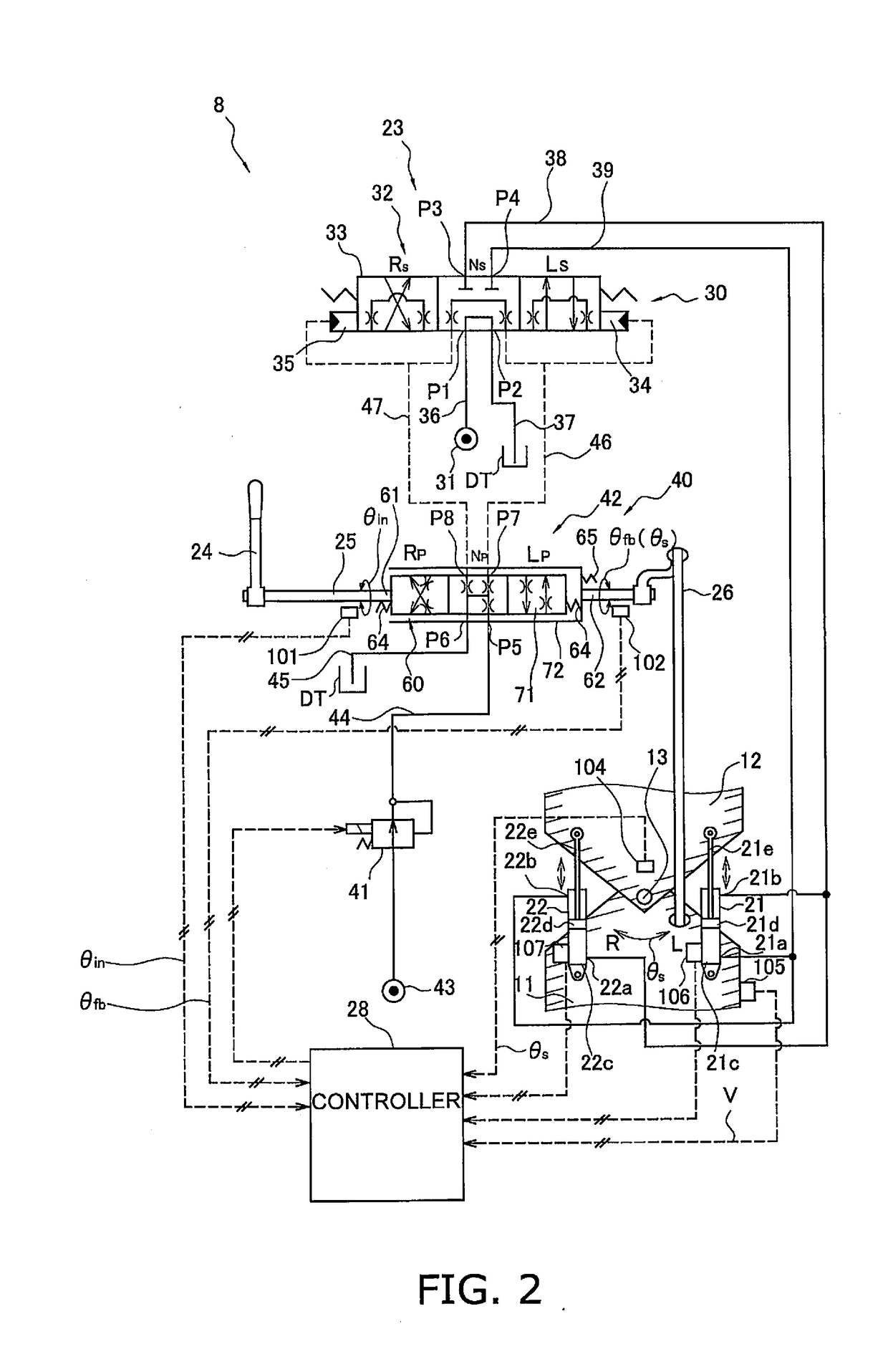 Work vehicle and control method for work vehicle