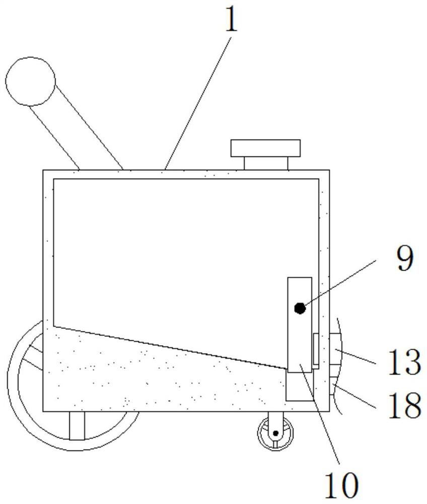 A fixed-distance self-propelled hole fertilizer applicator with adjustable fertilization distance