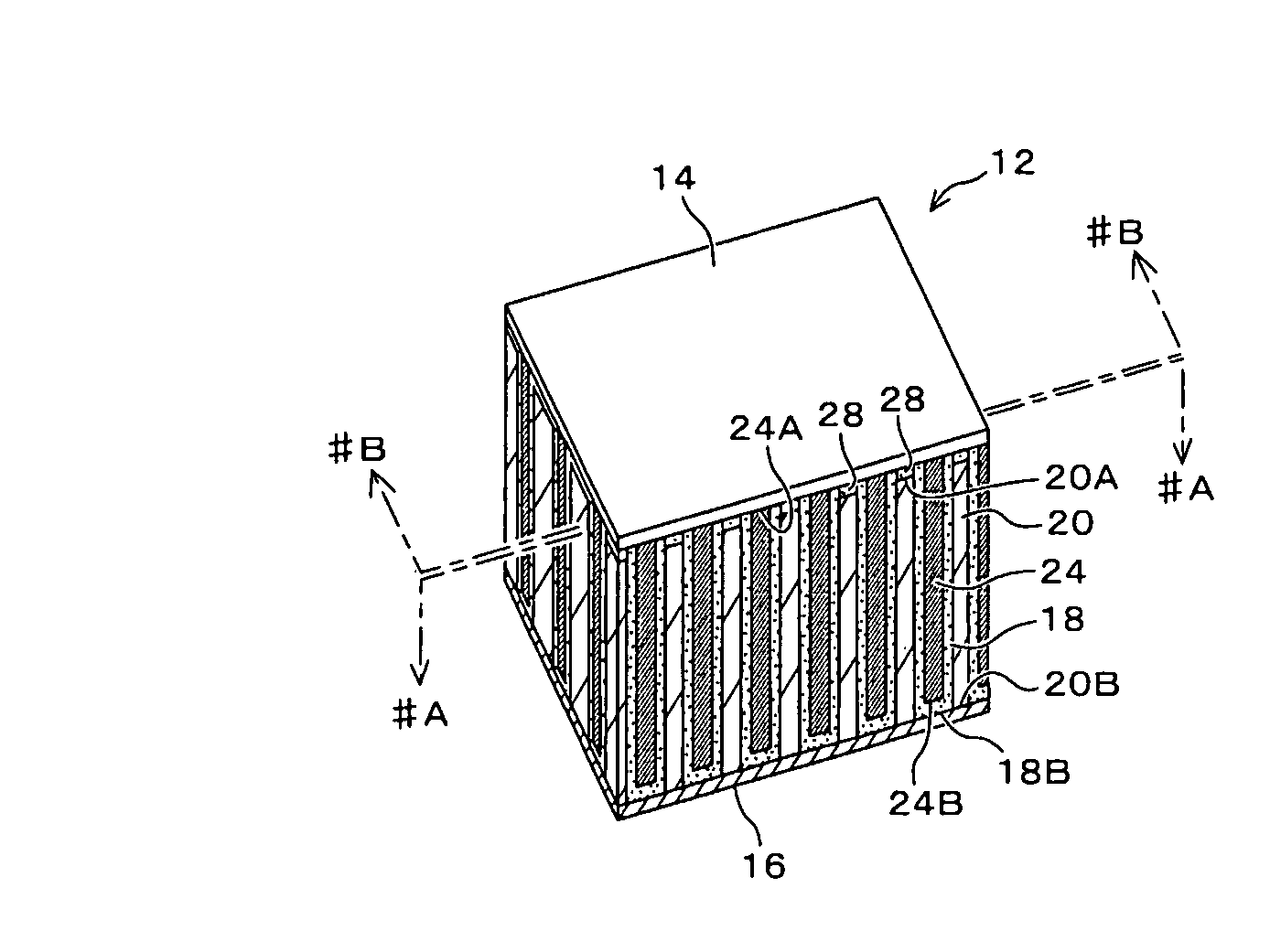 Capacitor having microstructures