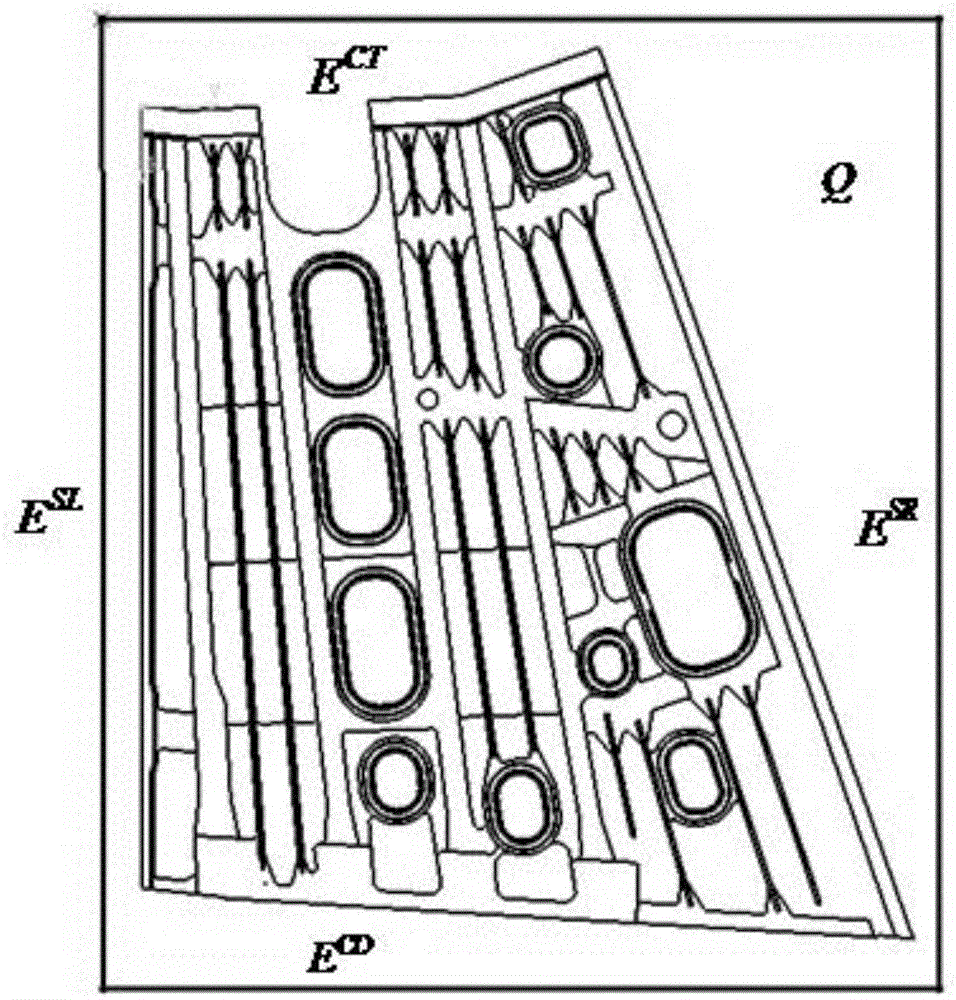 Method for distinguishing geometrical characteristic changes generated before and after integral panel part engineering is changed