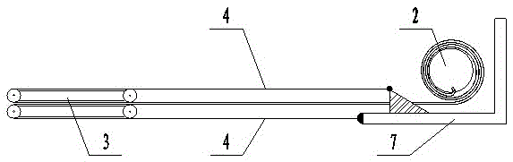 Manual automatic loading and unloading stretcher