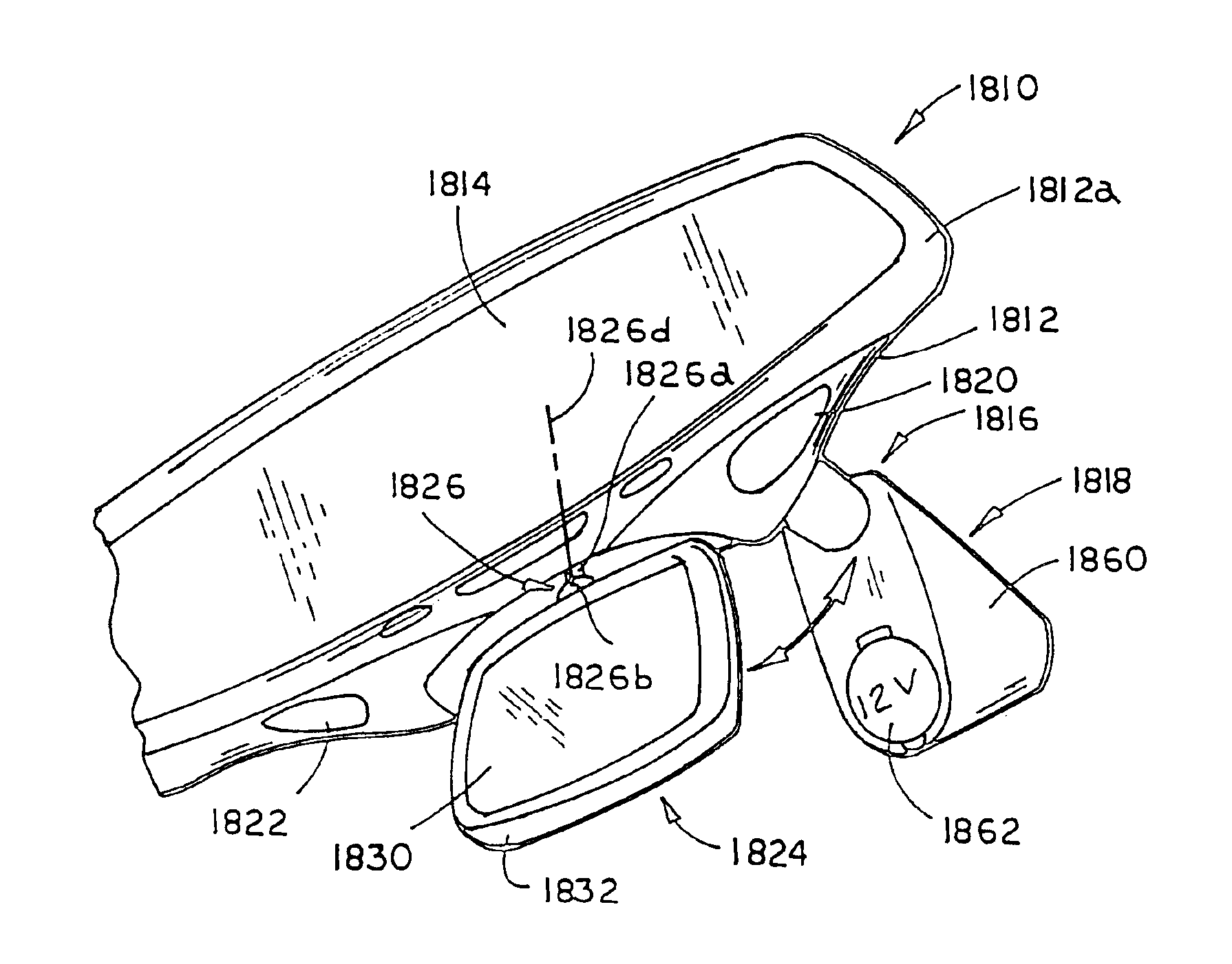 Interior rearview mirror system including a pendent accessory