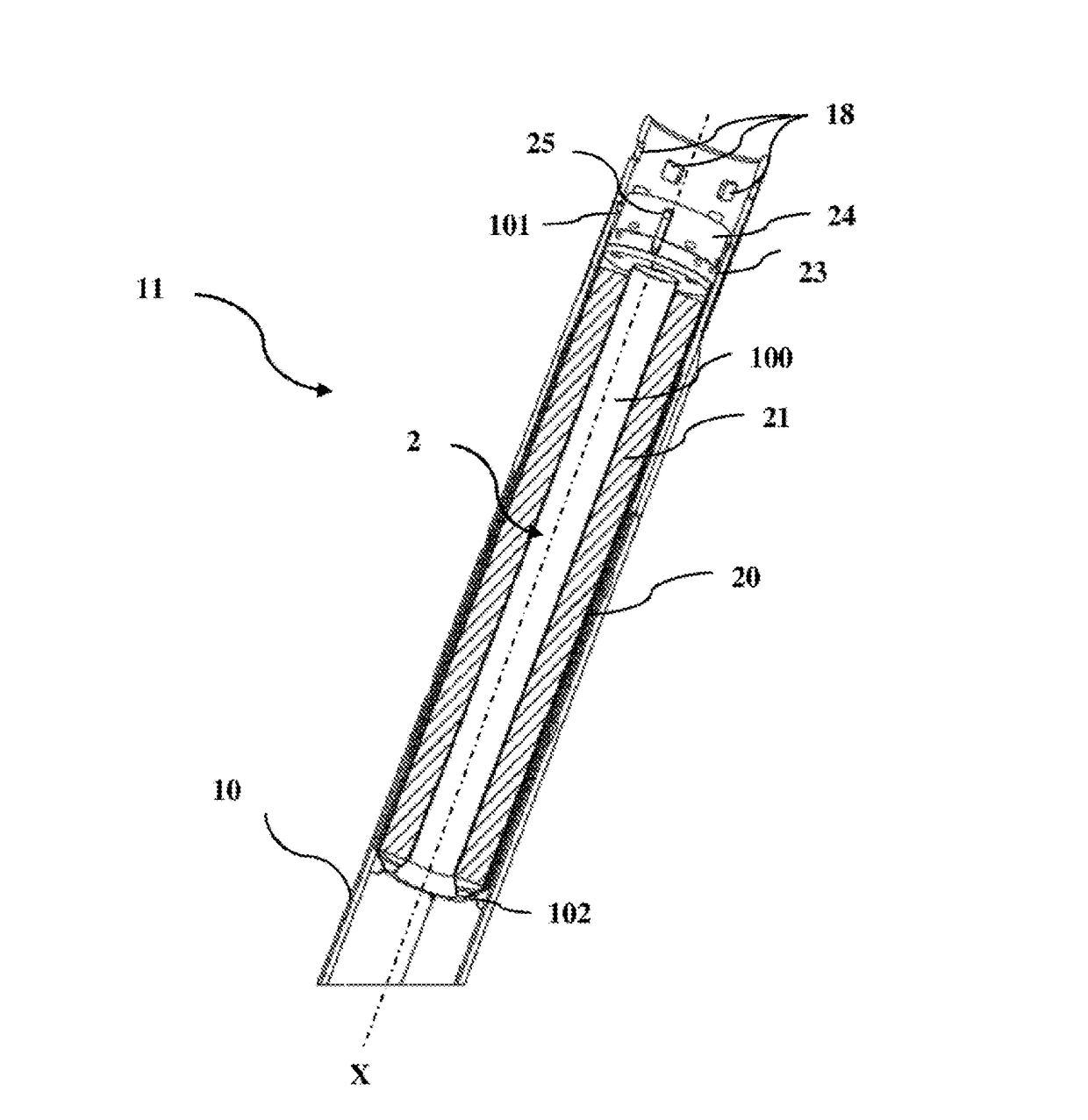 Fuel Assembly For An SFR Nuclear Reactor, Comprising A Housing Containing A Removably Fastened Upper Neutron Shielding Device