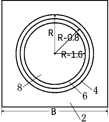 A broadband polarization-insensitive metamaterial in the terahertz band