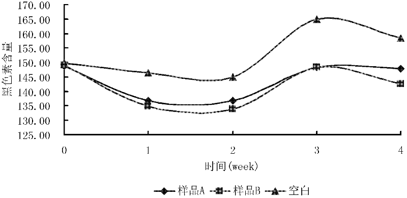 Skin-whitening chloasma-reducing skin-brightening composition, skin care product therewith, and preparation method thereof