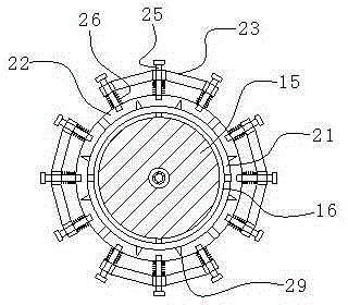 Electrode rotating conducting structure