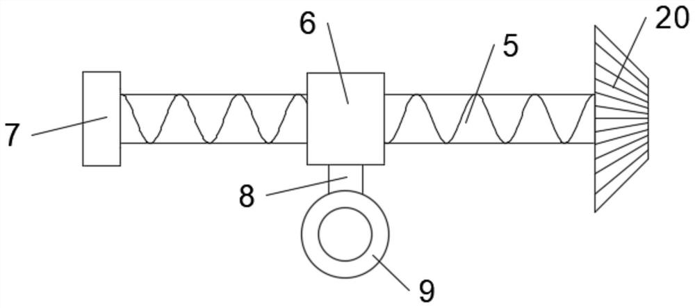 Road construction pavement crushing device