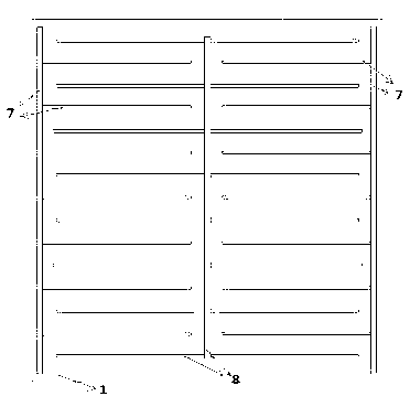 Method for manufacturing back contact HIT (Heterojunction with Intrinsic Thin Layer) solar cell based on P-type silicon chip