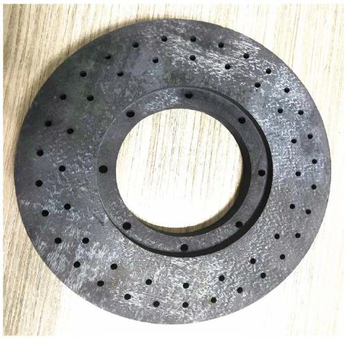Preparation method of carbon ceramic automobile brake disc
