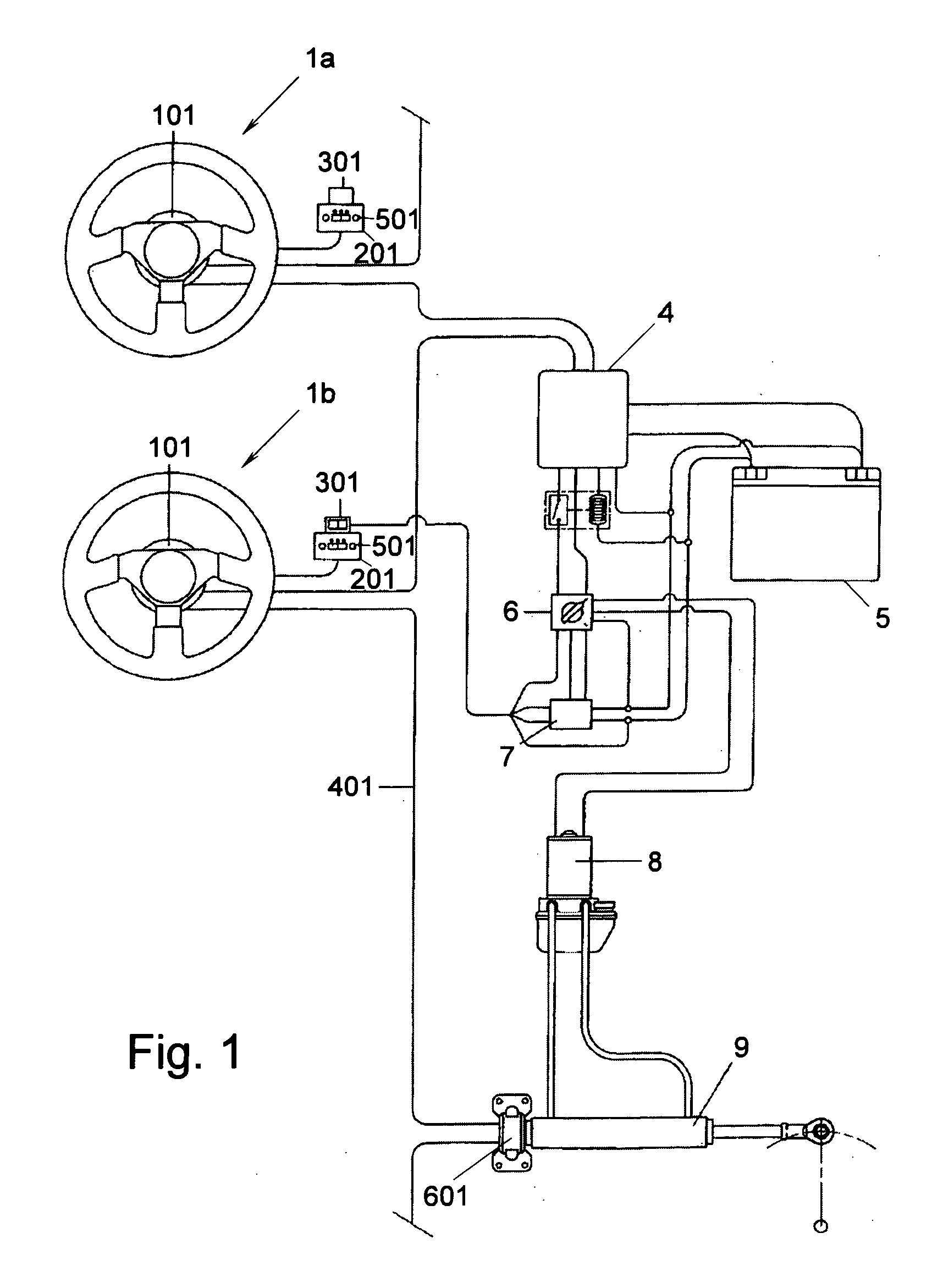 Directional control system and method for marine vessels, such as ships and the like