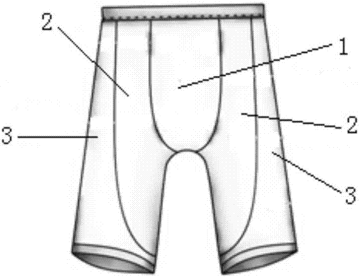 A kind of explosion-proof underwear and its preparation method and application