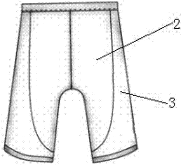 A kind of explosion-proof underwear and its preparation method and application