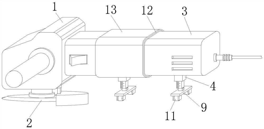 Polishing device for anti-seepage construction of ultra-deep buried composite pipeline