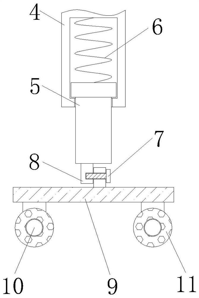 Polishing device for anti-seepage construction of ultra-deep buried composite pipeline